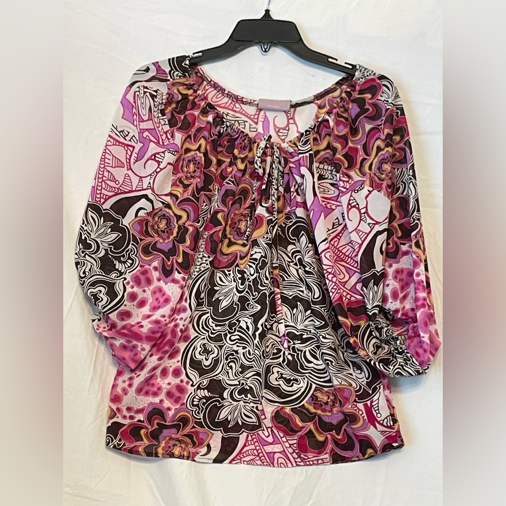 Romeo & Juliet‎ Couture Printed Boho Blouse